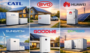 Top 6 Hãng Pin Lưu Trữ Điện Mặt Trời Trung Quốc Phổ Biến Nhất Thị Trường 2026