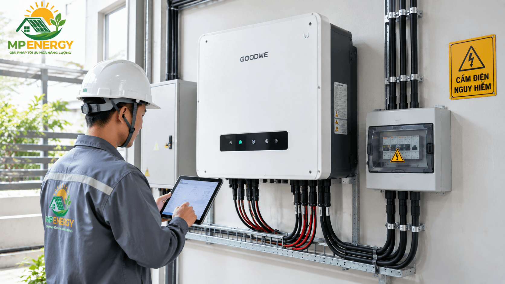 Biến Tần GoodWe Hòa Lưới Bám Tải