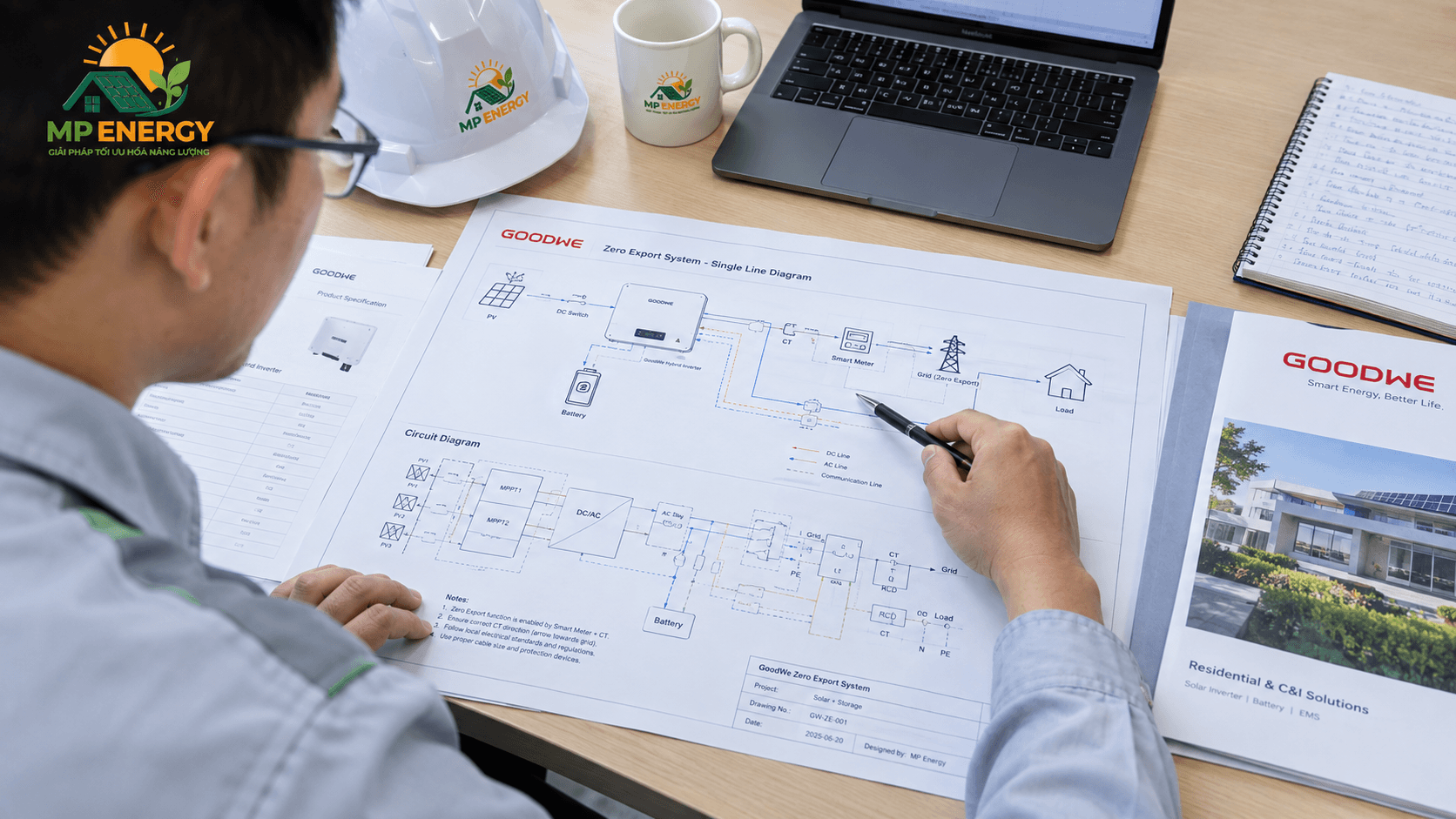 Giải Pháp Zero Export Biến Tần GoodWe Chuẩn Kỹ Thuật – MP Energy