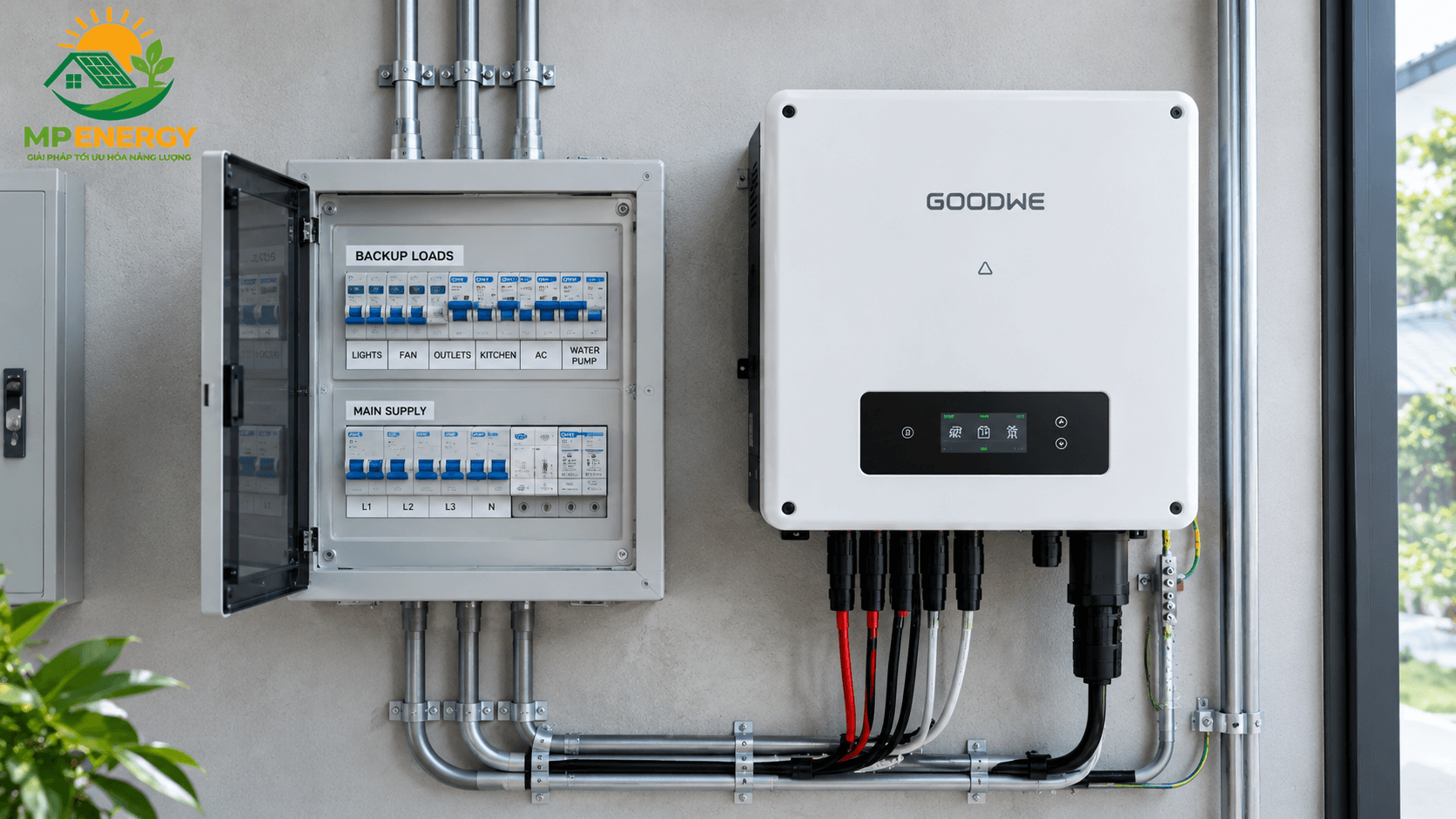 Hệ Thống Điện Mặt Trời Hybrid
